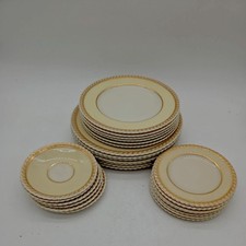 30 pc Vintage Lenox Chelsea Plate Cups sets Gold Trim Blue Mark rare picture