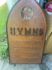Old Vintage Wood CHURCH SUNDAY SCHOOL Sign BOARD Register Primitive picture