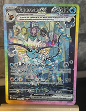 Pokémon TCG Vaporeon ex 149/131 Prismatic Evolutions Holo Full Art SIR picture