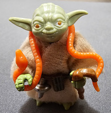 Vintage Star Wars Yoda Action Figure w/  Cane, Snake, Belt & Robe 1980 picture