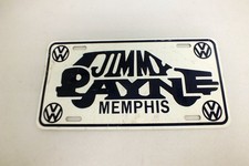 Vtg Jimmy Payne Memphis TN VW Volkswagen Dealer License Plate Frame Advertising picture