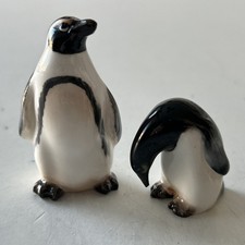 VTG Royal Doulton England Penguins (2) K25 & K23 Porcelain Figurines 1940-1968 picture