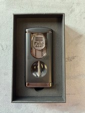 Palió PRO Trevi Triple Torch Lighter with Built-in V-Cutter, BLACK. NEW IN BOX picture