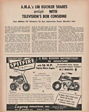 1964 Spitfire Mini-Bike Engray Maico Detroit Michigan - Vintage Motorcycle Ad picture
