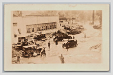 Glendale California Aerial RPPC Flood Area Near Los Angeles River Disaster picture