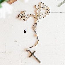 Antique Vintage French Rosary Beads Prayer Beads picture