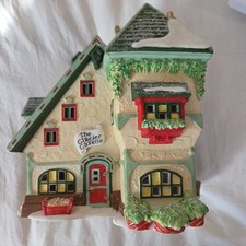 NIB Vtg Dept 56 North Pole Series The Glacier Gazette with Light & Box #56394 picture