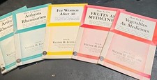 Vintage 1940s Nutrition Health Booklets Lot of 5 Victor H Lindlahr Remedies picture