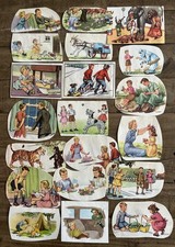 Lot of Vintage Ephemera Scrapbook Items Children’s Reader Story Book Cut-outs picture