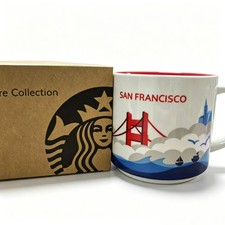 Starbucks You Are Here San Francisco 2oz Collectible Mini Coffee Mug W/ Gift Box picture