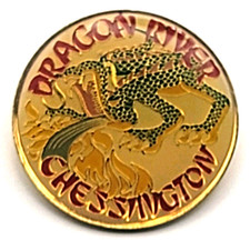 Dragon River Chessington World of Adventures Theme Park Souvenir Pin UK England picture