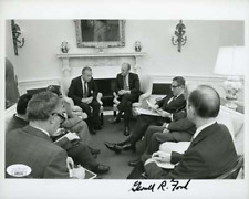 Gerald Ford JSA Coa Signed 8x10 Photo Autograph picture