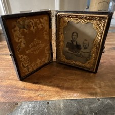 c. 1850s Sixth-Plate Signed Daguerreotype/Ambrotype picture