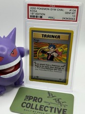 2000 Pokémon Gym Challenge 1st Ed Koga #106 PSA 10 Wizards of the Coast picture
