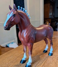 Vintage Peter Stone 1996 Dark Sorrel Belgian Model Horse #9606 USA First Year picture