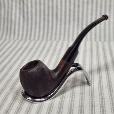 Vtg Estate Pipe (Bent Apple), Briarwood - Baraccini Dark Sandblast (2010s–2020s) picture