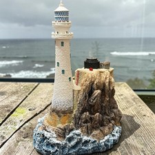 Very Rare Harbour Lights Fastnet Rock Lighthouse Ireland HL380 324/1200 W/COA picture