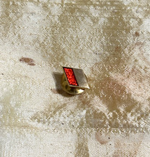 VINTAGE Psi Upsilon fraternity small pledge pin / button - NICE picture