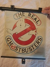 Vintage 1989 The Real Ghostbusters Car Window Roller Sun Shade TV Cartoon Merch picture