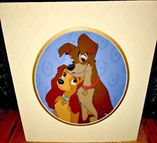 Disney Cel lady And The Tramp Portrait Of Love Rare Edition Animation Art Cell picture