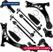 12PC Front Suspension Kit 2009-2013Toyota Corolla Control Arm Ball Joint Tie Rod picture
