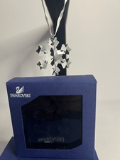 Swarovski Little Snowflake Crystal Christmas Ornament 1041314 Box Certificate picture