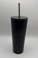 Starbucks 2026 Halloween Black Cat Stainless Steel 24oz Venti Cold Cup Tumbler picture