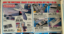 Vtg 1989 CALDOR Store Circular Print Ad NES Nintendo Halloween Costumes + 3 More picture
