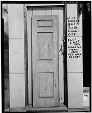 Middletown CT 1900s Exchange Block Main Street Closet Door New York Bakery picture