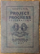 Project and Progress 1937 Rededication St. Peter, Paul Church, Antique Souvenir picture