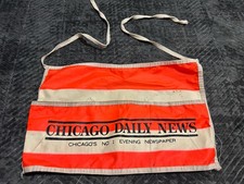 Vintage Chicago Daily News Vendor Canvas Apron picture