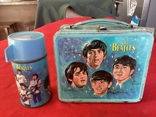 Vintage Aladdin Beatles 1965 Lunchbox With Thermos picture