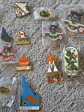 Lot 22 Lions Club Pins Canada Multiple District 19 Montreal 1979 Idaho Deer picture