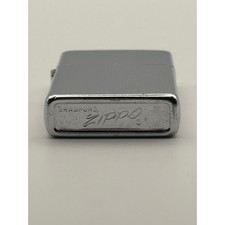 Vintage 1973 Zippo Regular Size Brushed Chrome Windproof Lighter picture