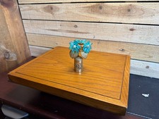 Vintage Blue Floral Perfume Bottle Stopper Jeweled Vanity Topper picture