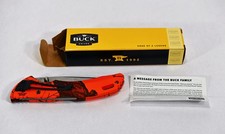 Buck 366 Rival III Knife with Bantam Handle ~ Mossy Oak Blaze Breakup Camo picture