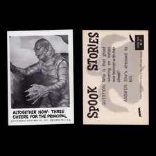 1961 RARE Leaf SPOOK STORIES Card #61 NM+ GILL-MAN • ALTOGETHER NOW THREE CHEERS picture