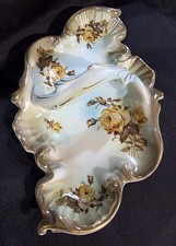 Antique French Sevres Rococo Style Porcelain Caboret Royal Grand Platter picture
