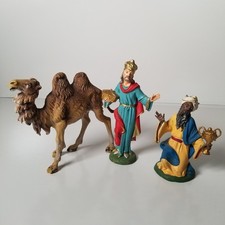 Fontanini Nativity Figures Depose Italy Lot Of 3 With Spider Mark picture