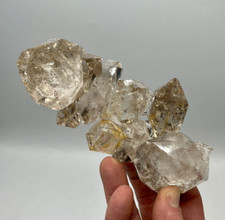 1.2 Pound Spectacular Herkimer Diamond Cluster, Smoky Gems + Golden Iron Oxide picture