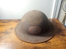 WWI WW1 US Army Military Doughboy Brodie Kelly M1917 Helmet 30th Div. Original picture