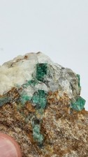 52g Natural Emerald Specimen Muzo Matrix Quartz Natural Termination Gem picture