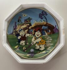 Flintstones Collector Plate Franklin Mint Stone-Age Family Watch The Birdie picture
