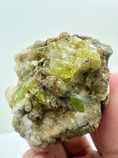 313 Carat  Titanite Green Sphene Crystals On Matrix Specimen From  Pakistan picture