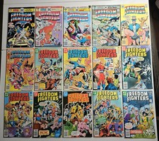 Freedom Fighters 1-15 Complete Run DC Comics Bronze Age picture