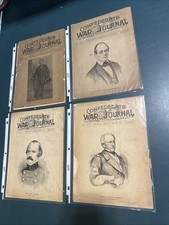 Lot of 4 1893 Confederate War Journals Pickens, Letcher, Johnston, Buchanan picture