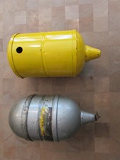 Vintage OVERHEAD CANNISTER Auto Safety Spray Fire Control System 2 PCS.  EMPTY picture