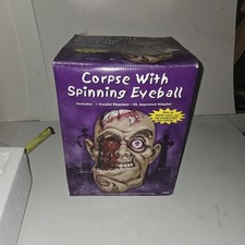 Vintage Nightview Seasons Corpse With Spinning Eyeball Fountain Halloween Decor picture