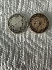 Copper / Silver coin magic Trick Made With Real Barber silver  Half  dollar. picture