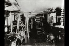Photo:USS Oregon BB-3 Engine Room 1890s Navy Ship Interior picture